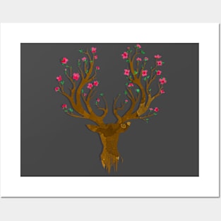 Flor Deer Posters and Art